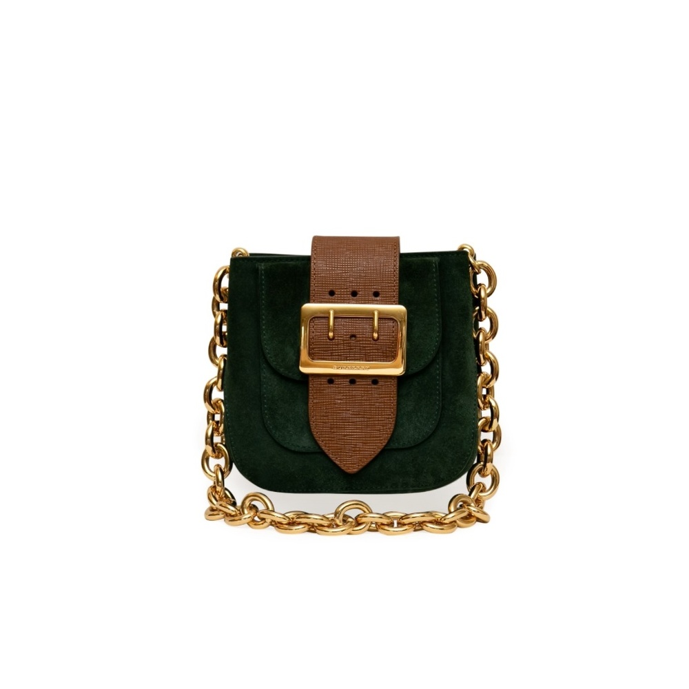 Authentic! Burberry "Prorsum" Square Buckle Bag